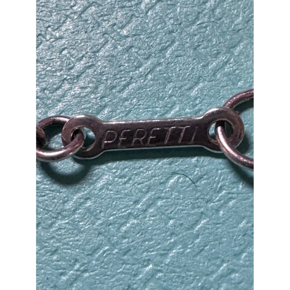 Vintage Tiffany & Co Elsa Peretti Teardrop 5 Charm Bracelet 7in - Picture 6 of 10